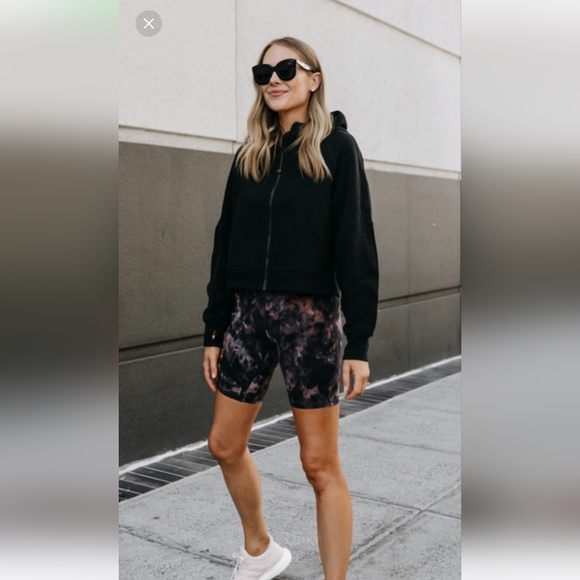 lululemon athletica Pants - lululemon athletica Black and Brown Bike Shorts